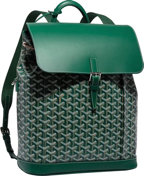 goyard green back|goyard mini backpack.